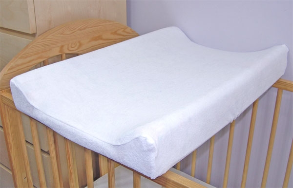 Baby Nellys Jersey poťah na prebaľovaciu podložku - 60cm x 80cm-  biely