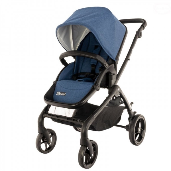 Euro Baby Detský kočík Winner 2019, blue, D19