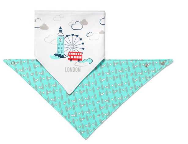 BabyOno Detský podbradník / šatka - London