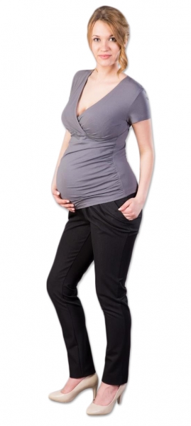 Tehotenské nohavice Gregx, Kofri - čierne-#Velikosti těh. moda;XS (32-34)