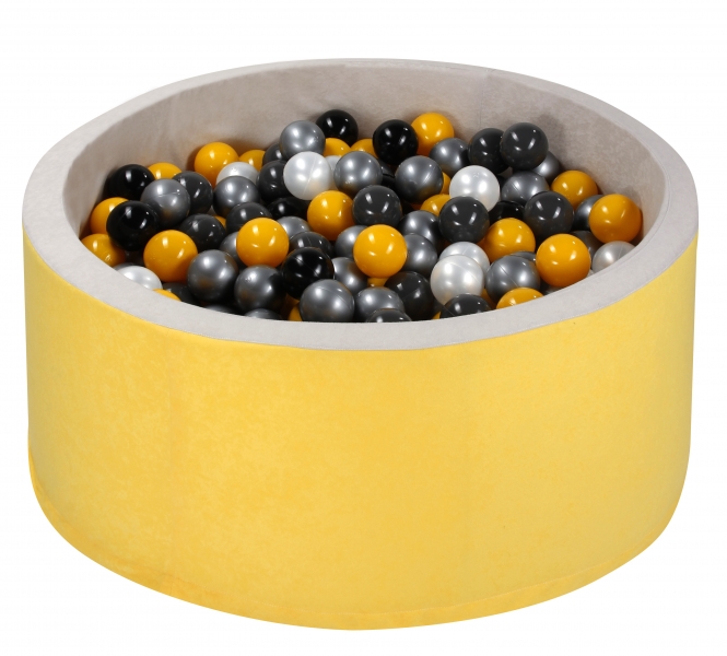 NELLYS Bazen pre děti 90x30cm + 200 balónků - žltý