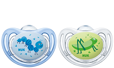 Cumlík Freestyle Nuk 6-18 m kluk - modrý/zelený
