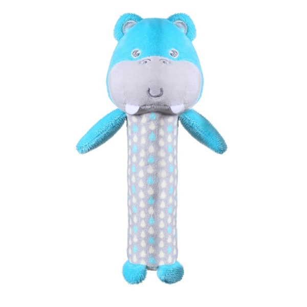 Plyšová pískacia hračka Hippo Marcel, 17 cm