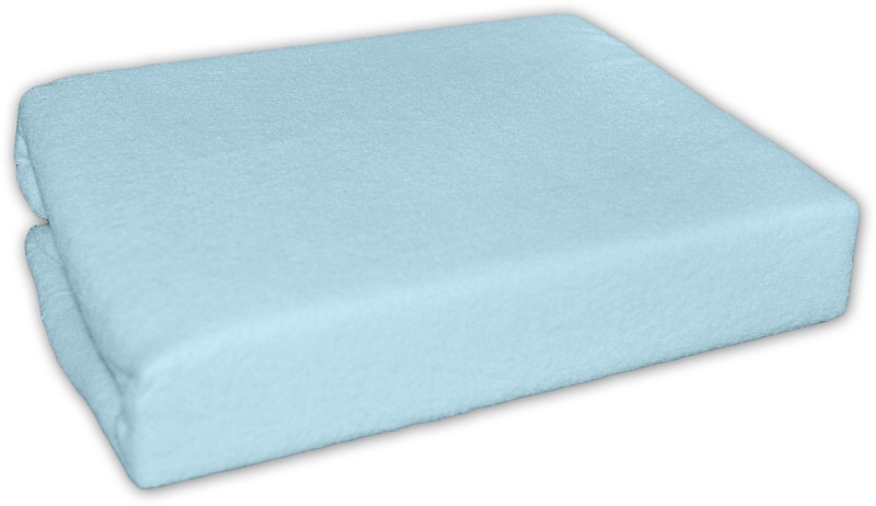 Nepremokavé froté prestieradlo do kočíka 75 x 35 - modré