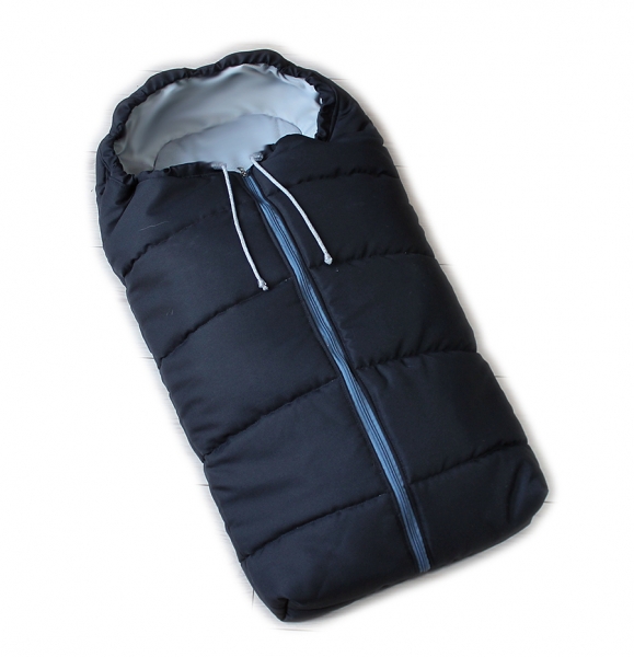 Detský fusak Baby Nellys ARTIC LUX velvet, 95 x 45 cm - grafit
