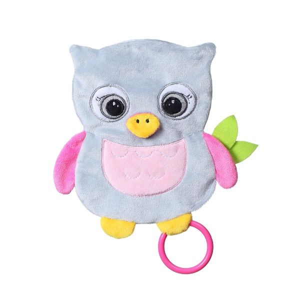 BabyOno Šuštiace maznáčik - Flat Owl Celaste