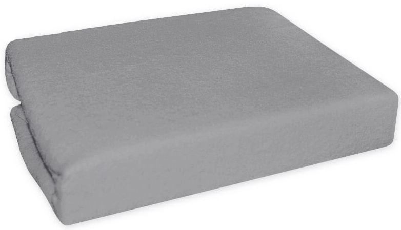 Nepremokavé froté prestieradlo do kočíka 75 x 35 - sivé