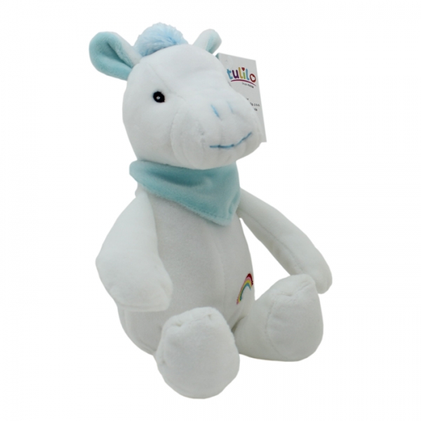 Plyšová hračka Tulilo Oslík, 20 cm - mätový (TULILO, FARBA: BIELA/MäTOVá, 20 CM, 0 M +, 11/4947)