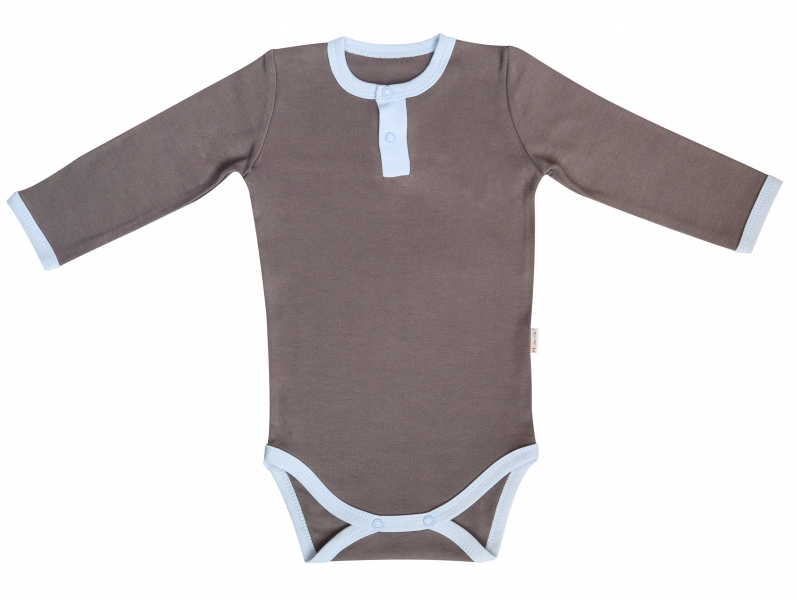 Dojčenské body/polo Little Man - dlhý rukáv, veľ. 86