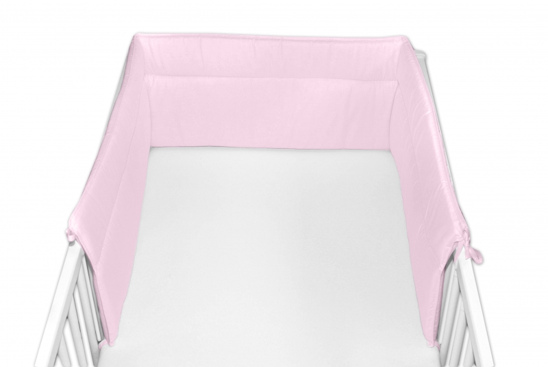 Baby Nellys Mantinel do postieľky 30x180 cm - sv. ružový