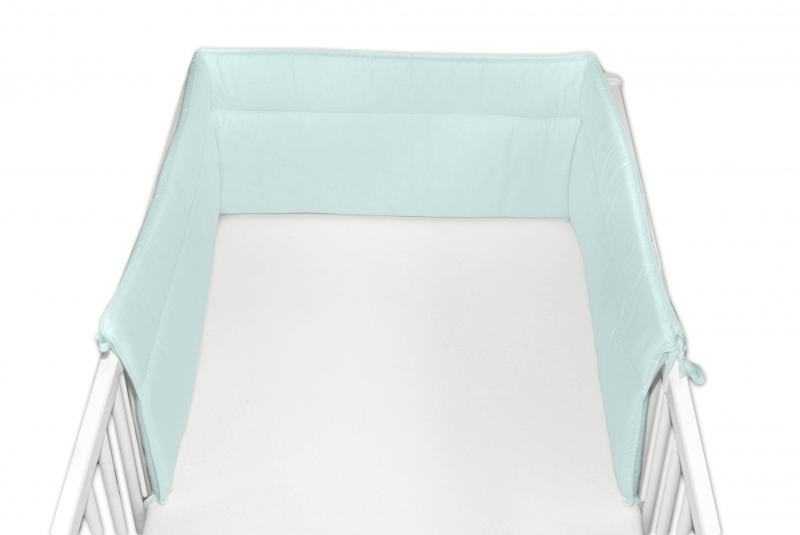 Baby Nellys Mantinel do postieľky 30x180 cm - mätový