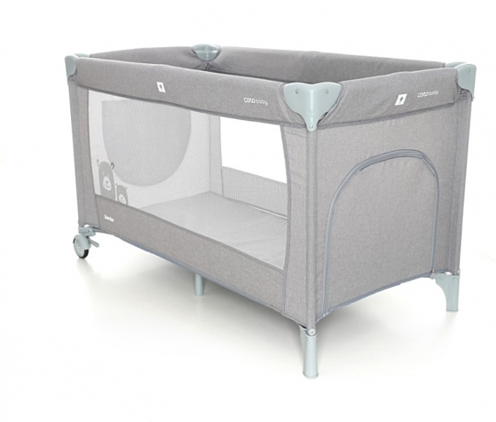 Coto Baby Cestovná postieľka Samba - Grey / Melange (CESTOVNá POSTIEľKA VO FARBE - SIVA.)