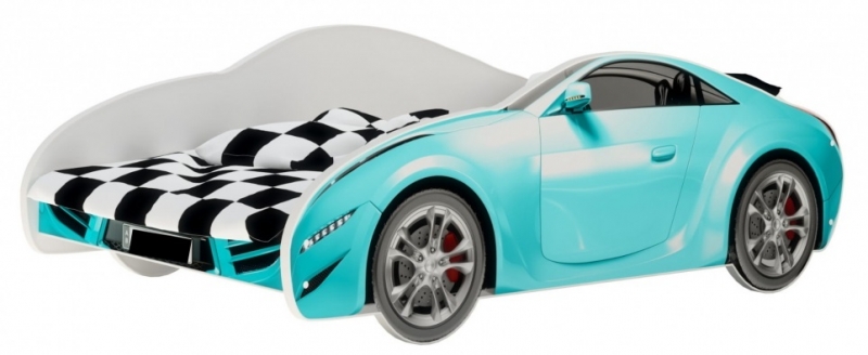 Nellys Detská posteľ Super Car - modrá-#Rozměry;140x70