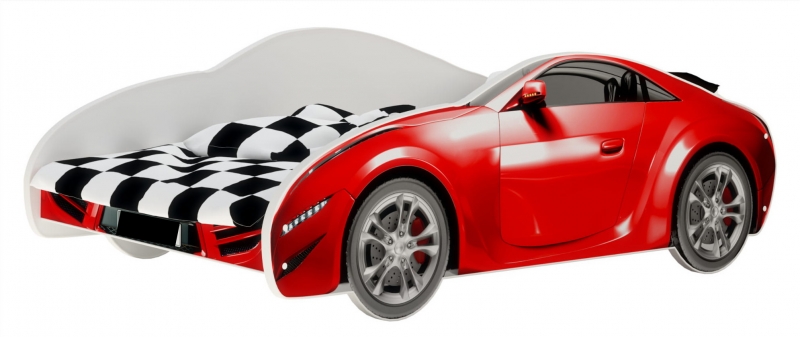 Nellys Detská posteľ Super Car - červená, 160 x 80 cm-#Rozměry;160x80