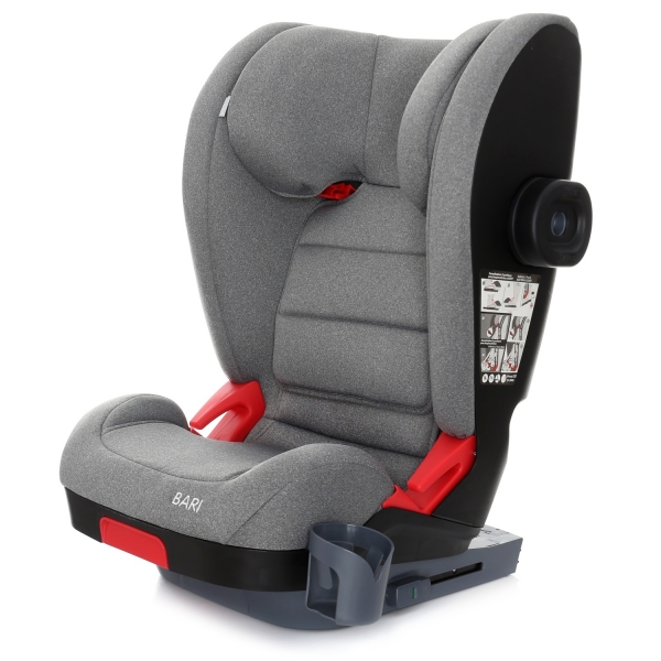 Autosedačka 15 - 36 kg Isofix Coto Baby BARI 2020 - light grey