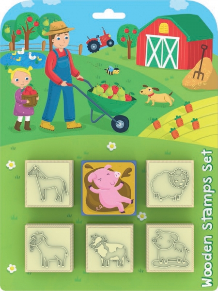 Pečiatky 5 + 1 Farma