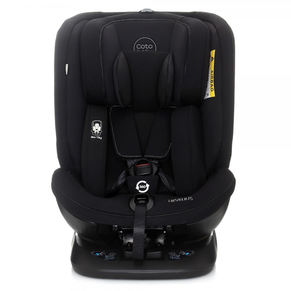 Autosedačka 0 - 36 kg Isofix Hevelius 2020 - Black Melange