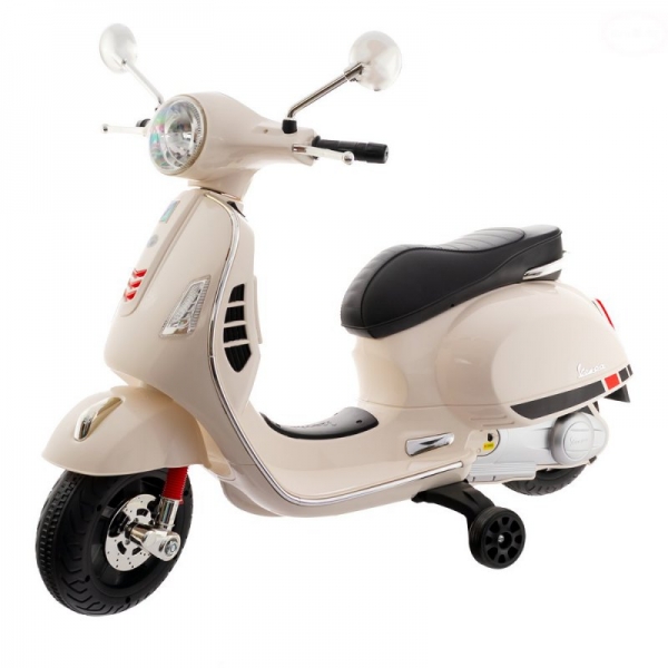 Euro Baby akumulátorový skúter Vespa - biely