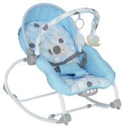 BABY MIX Lehátko pre dojčatá s vibrácií a hudbou (BABY MIX (777979) - MODRá)