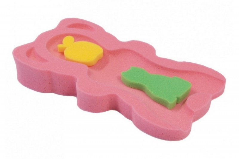 Tega Baby Matračka - huba na kúpanie bábätiek MIDI - růžová