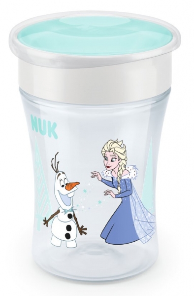 Hrnček NUK Magic Cup 230 ml - Frozen girl (NUK, 230ML, MAGIC CUP, 8M +, FARBA: BIELA)