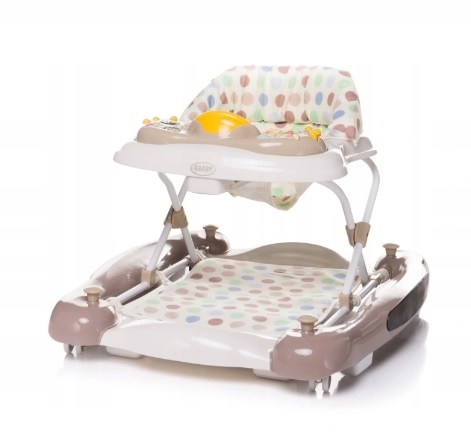 4 BABY Chodítko Swing'n GO XIX - hnedé (4 BABY, FARBA: HNEDá, 6M+)