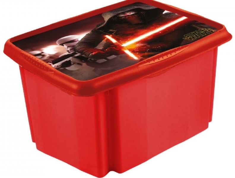 Keeeper Box na hračky Star Wars  45 l - červeny
