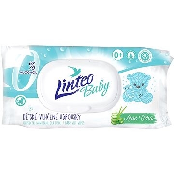 Vlhčené obrúsky LINTEO BABY Aloe Vera
