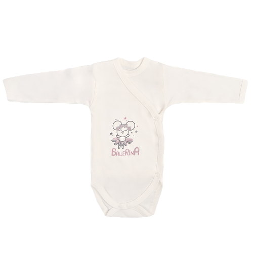 Dojčenské body, zapínanie bokom, Lúka, veľ. 56