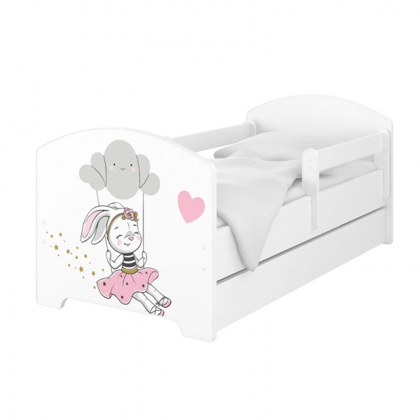 Babyboo Detská posteľ 140 x 70 cm - Rabbit-#Rozměry;140x70