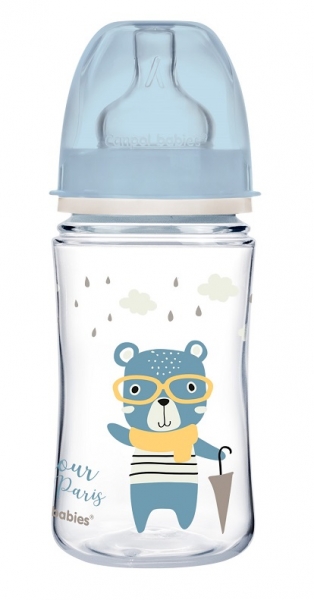 Antikoliková fľaštička Canpol Babies Easy Štart - Bonjour, 240 ml
