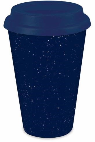 Albi Bambusový hrnek - Nočná obloha, 340 ml (OBJEM: 340 ML, BARVA: TM.MODRá)