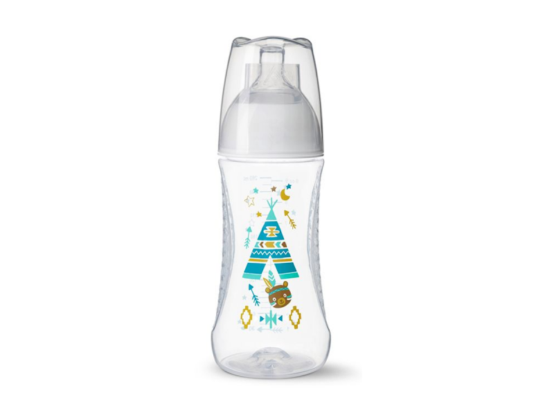 BIBI antikolikové fľaša, Típí, 2 m+, 260 ml, matová