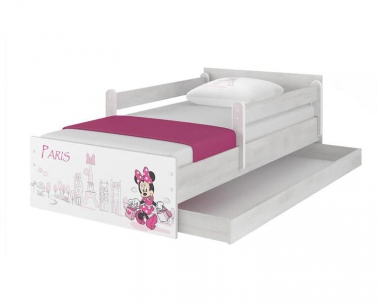 BabyBoo Detská junior posteľ Disney 180x90cm - Minnie Paris