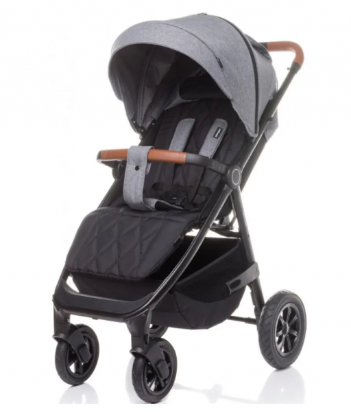 4 BABY Športový kočík Stinger XXL - sivý