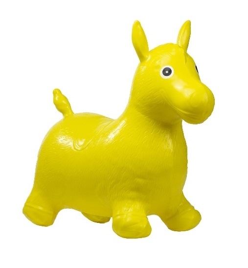 Tulimi Skákacie gumové zvieratko - Koník, žltý