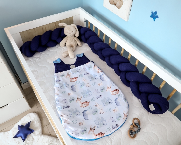 Baby Nellys Spací vak Vafel, bavlna LUX, Les - 6-18m