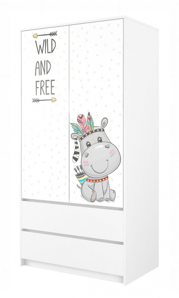 Babyboo Skríň s motivom Hippo