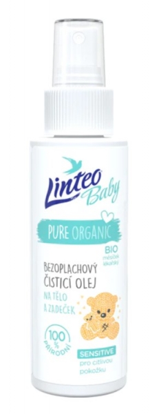 Opláchnutie, olej na čistenie tela a zadok Linteo Baby - Organic Marigold - 100 ml