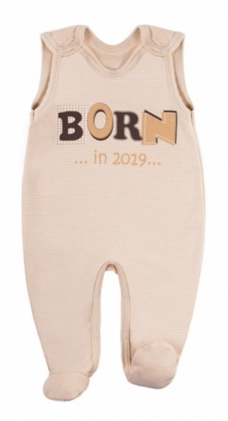 Dojčenské dupačky - Happy Baby, béžove, veľ. 56