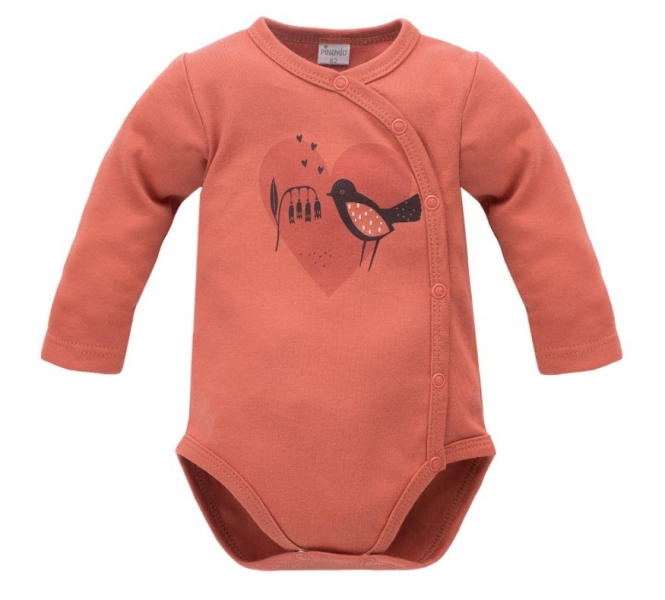 Kojenecké Body dlhý rukáv, zapínanie bokom Little Bird , veľ 56
