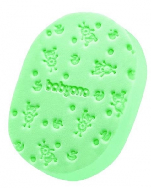 BabyOno Hubka na umývanie - zelená - 1ks
