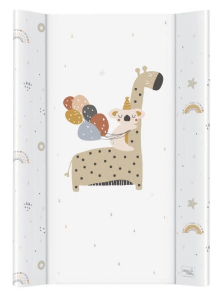 Ceba Baby prebaľovacia podložka Giraffe - tvrdá, 50 x 80 cm