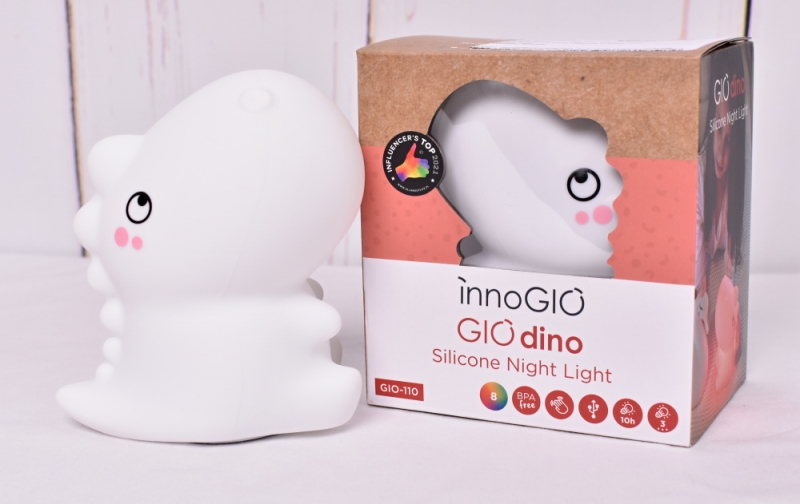 Innogio Prenosná silikónová lampička- Dino