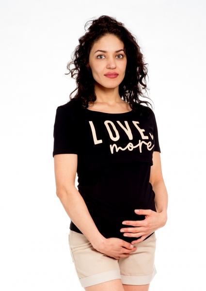 Be MaaMaa Tehotenské kraťasy Jeans - béžové-#Velikosti těh. moda;XS (32-34)