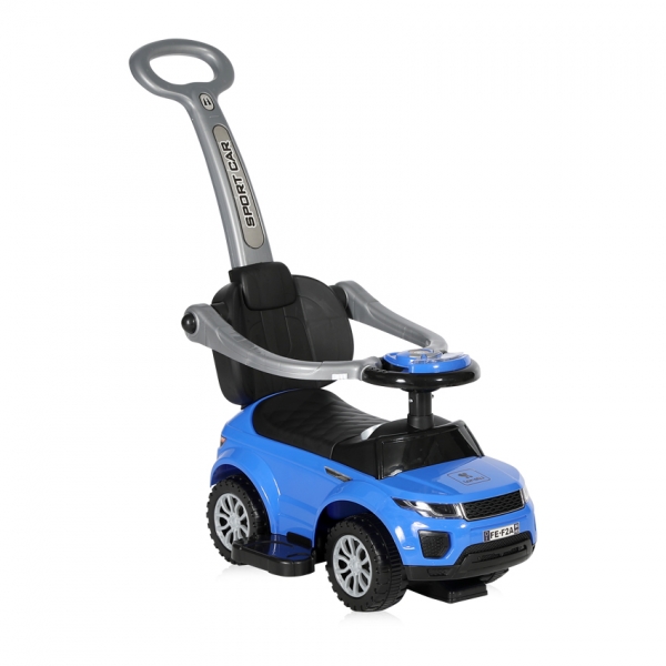 Odrážadlo auto Lorelli s vodicí tyčí BLUE