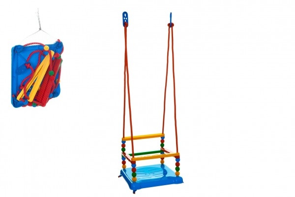 Hojdačka plast 35x34cm modrá nosnosť 40kg v sieťke