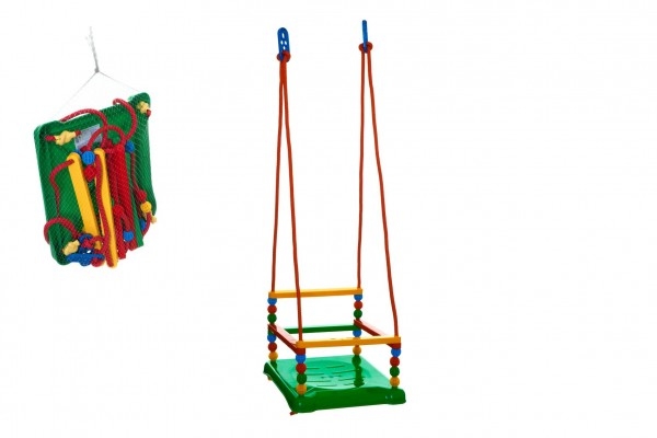 Hojdačka plast 35x34cm modrá nosnosť 40kg v sieťke