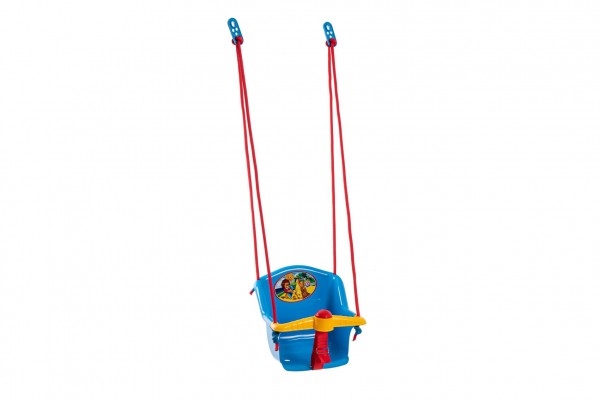 Hojdačka Baby s pískátkem plast modrá nosnosť 20kg 35x34x35cm