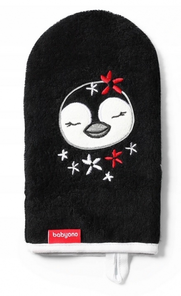 BabyOno Bambusová žinka Pinguin - čierna